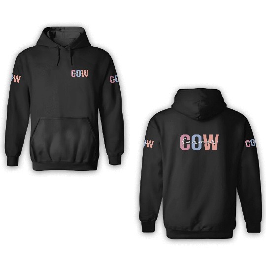 Cow Farmer Farming Herd Rancher 3D Hoodies