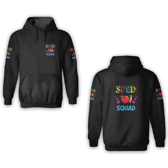 Sped Teacher special education teacher quad 3D Hoodies