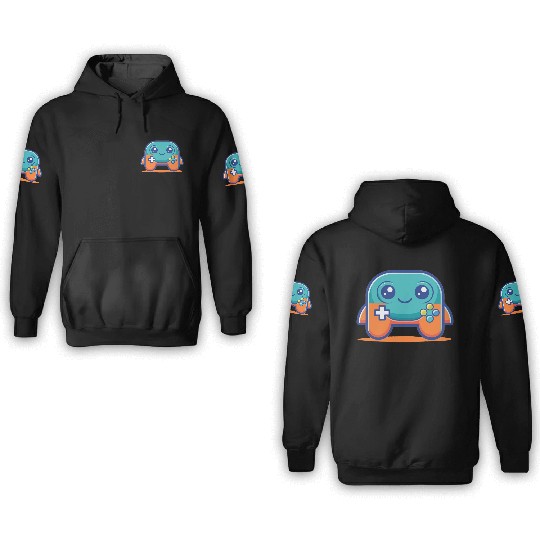 Chibi Controller 3D Hoodies
