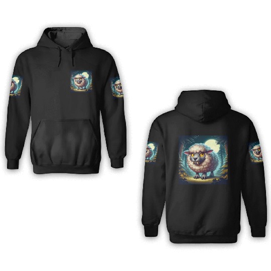 The sheep-wolf 3D Hoodies