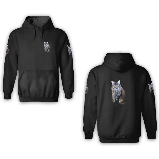 Indie the Cute Cat 3D Hoodies