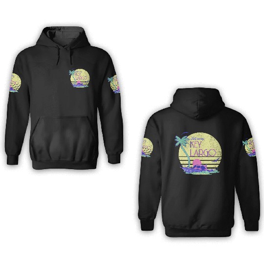 Sail Away Yacht Rock Key Largo Boating 3D Hoodies