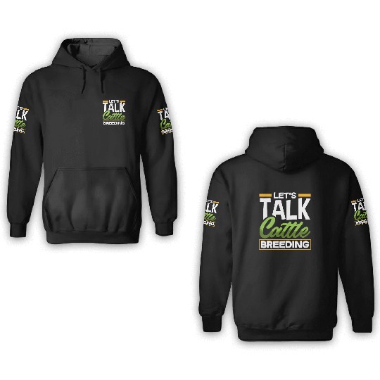 Let's Talk About Cattle Breeding Highland Cow 3D Hoodies