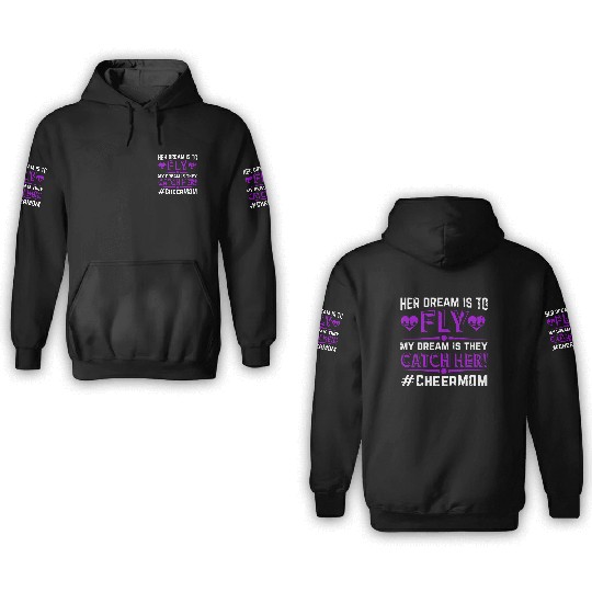 Dream Cheer Mom Cheerleading Mommy Mother's Day 3D Hoodies