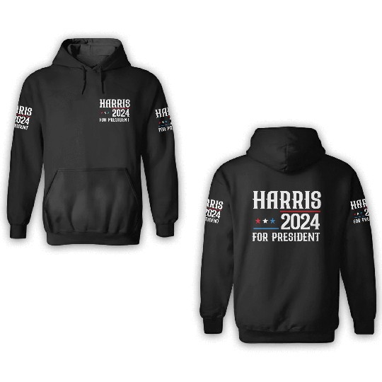 Kamala Harris 2024 For President Election Campaign 3D Hoodies