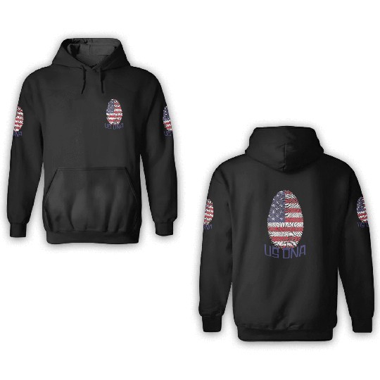 US DNA - Love America 3D Hoodies