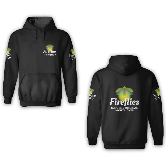 Fireflies Firefly Lightning Bug Insect Collector 3D Hoodies