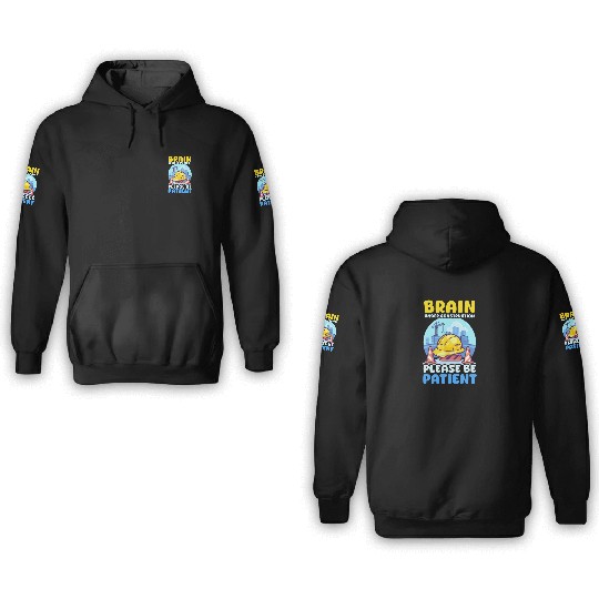Depression Awareness Brain Under Construction 3D Hoodies