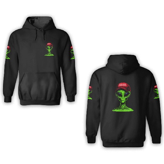 Make Mars Great Again 3D Hoodies