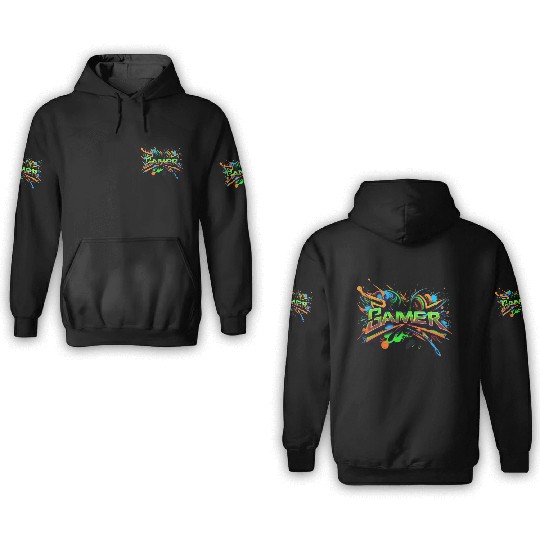 Gamer 1 3D Hoodies