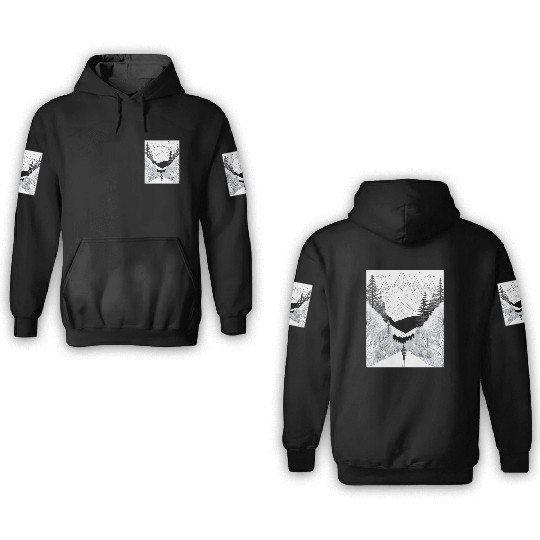 Journey into the Wilderness 3D Hoodies