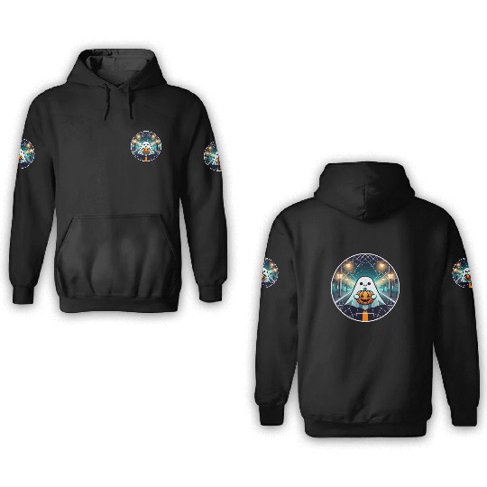 Trick or Treat cute Ghostie 3D Hoodies