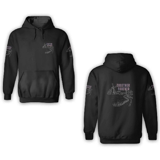 Together forever - till death do us part 3D Hoodies