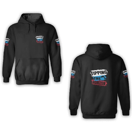 Tipping the Horizon 3D Hoodies