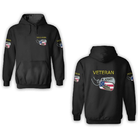 Veteran US Army 3D Hoodies