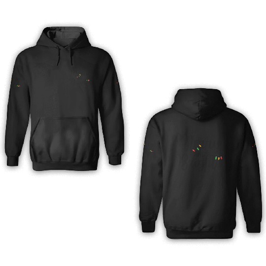 Merry And Bright 3D Hoodies