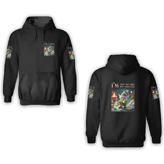Snack-ish Elf 3D Hoodies