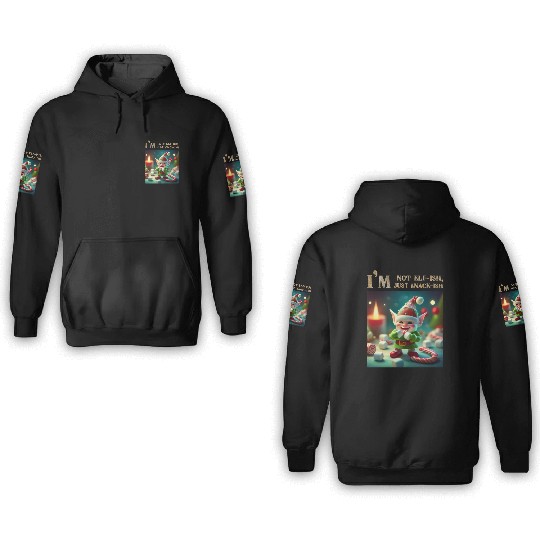 Snack-ish Elf 3D Hoodies