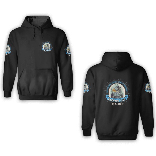 BIGFOOT LIFE NATURE'S BEST KEPT SECRET 3769840 3D Hoodies