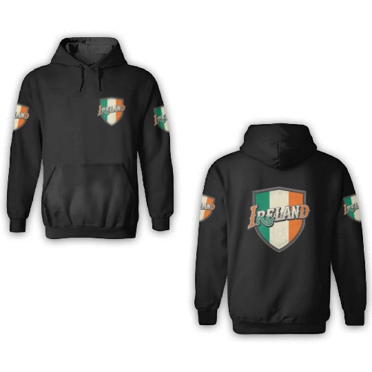 Ireland Flag 3D Hoodies