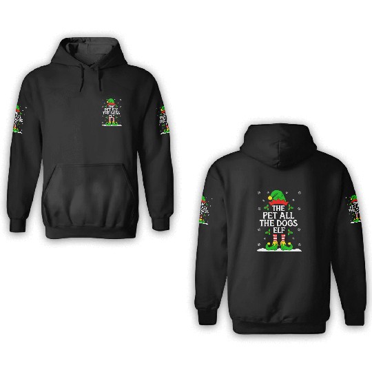 Funny Christmas Dog Lover 3D Hoodies