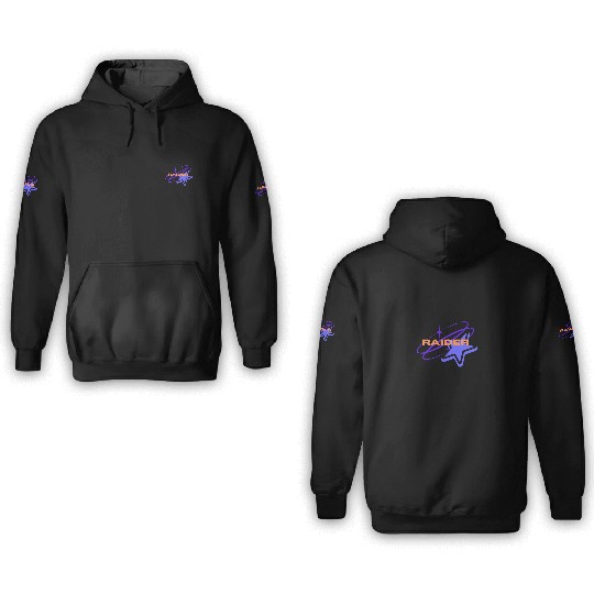 Raiders on the street 3D Hoodies
