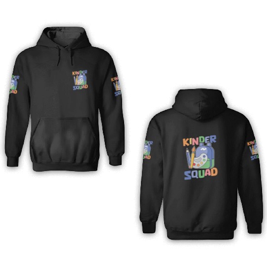 Elementary Teacher Squad 3D Hoodies