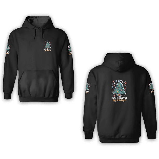 NICU Christmas Tiny Patients, Big Holidays! 3D Hoodies