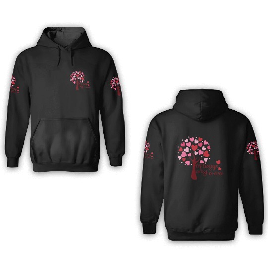 Valentines Day, Valentine Retro 3D Hoodies