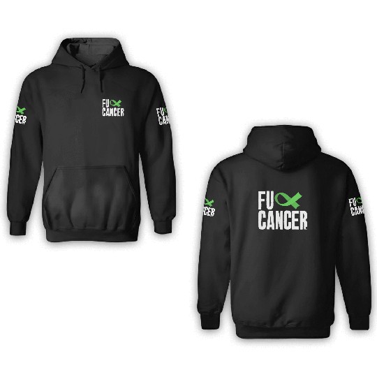 Non-Hodgkin Lymphoma Awareness Fuck Cancer 3D Hoodies