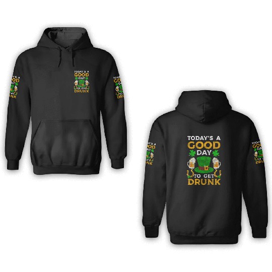 Pub Shamrock Gold World Tour 3D Hoodies