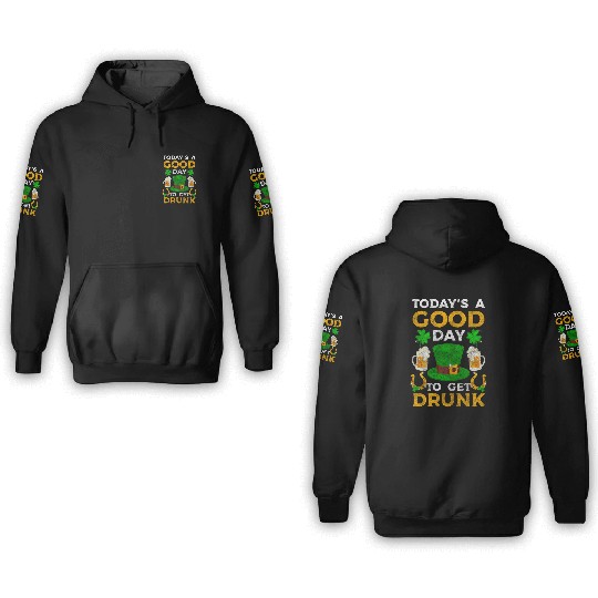 Pub Shamrock Gold World Tour 3D Hoodies