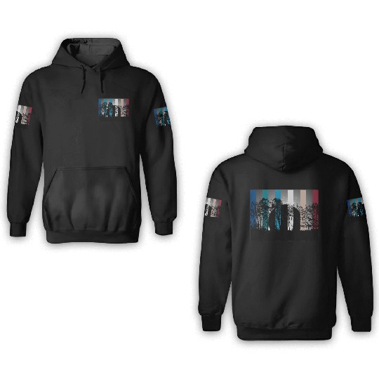 eclipse design 3D Hoodies