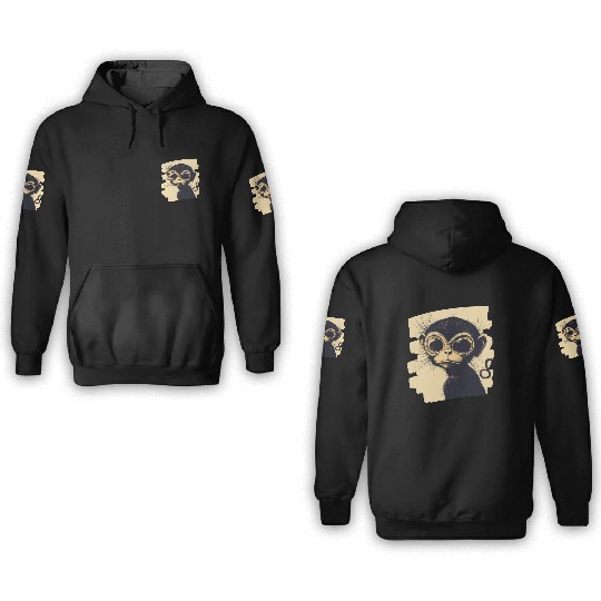 Spider Monkey 3D Hoodies
