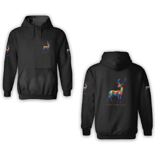 Pisces Spirit Animal Deer Alebrije 3D Hoodies