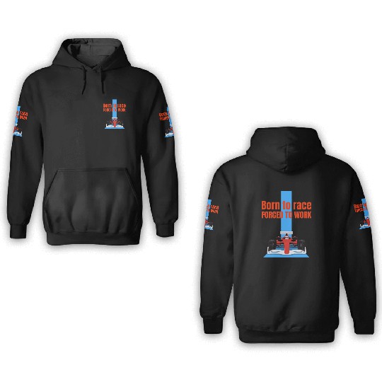 Born to race 3D Hoodies