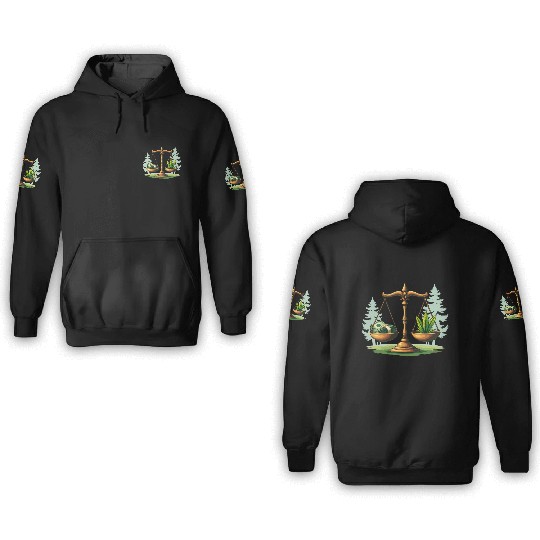 Eco Balance – Nature & Economy in Harmony 3D Hoodies