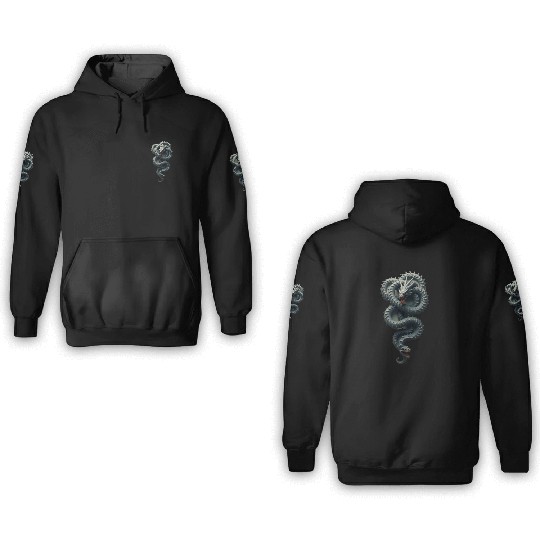 Abyssal Serpent Designs 3D Hoodies