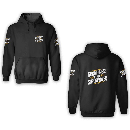 Grumpy Old Man 3D Hoodies