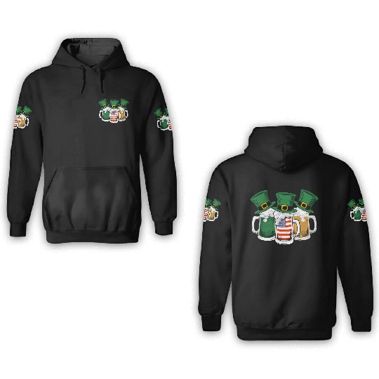Irish Beer Ireland St Patricks Day Drinking Party 3D Hoodies