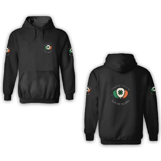 Floating into the luck of the irish 3D Hoodies