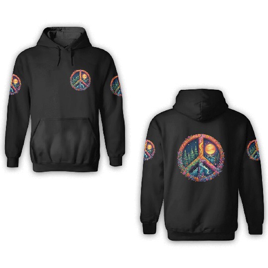 Peace on Earth 3D Hoodies