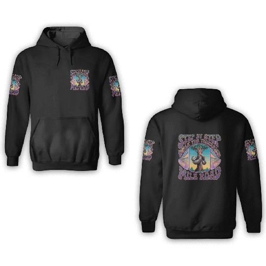 Sloth Step By Step 3D Hoodies