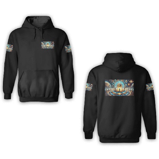 Bitcoin World 3D Hoodies