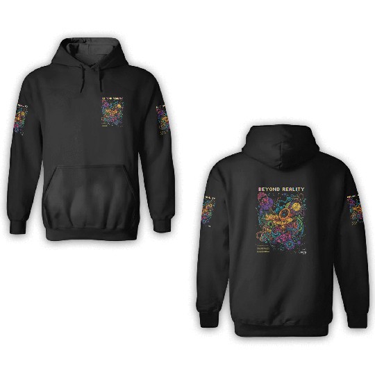 Psychedelic Sci-Fi Design 3D Hoodies