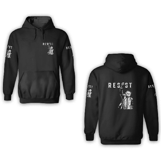 RESIST Bernie Sanders Freedom US National Service 3D Hoodies