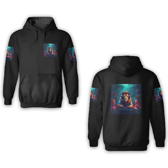 The Lion Dj 3D Hoodies