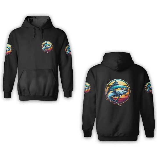 Yellowfin Tuna – Ocean Wanderer 3D Hoodies