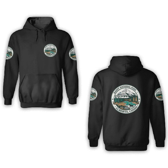 Banff National Park Alberta Canada 3D Hoodies