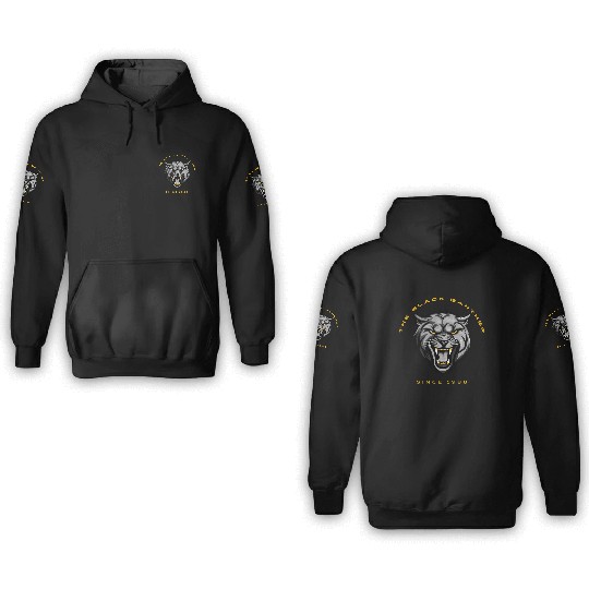 Fierce Black Panther 3D Hoodies – Bold,Wild & Stylish